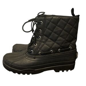 Sperry Women’s Black Winter Rainboots
